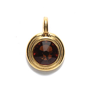 TC6750-20: Charm Ss34 Smoke Topaz GLD