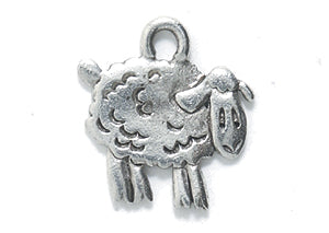 PW9163-S: Charm Sheep Silver 16mm-1PC