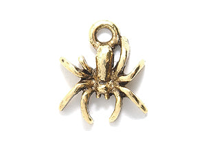 PW9864-AG: Charm Spider Ant Gold 12x14mm - 1PC