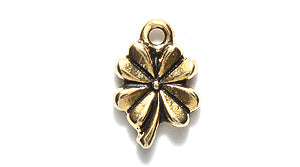 TC2219-AG: Charm 4 Leaf Clover 13mm Ant GLD