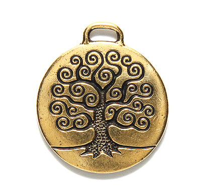 TC2304-AG: Tree Of Life 26mm Ant GLD