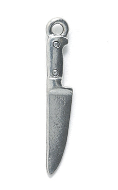 PW9228-S: Charm Chefs Knife Ant Pewter 5x28mm 1PC