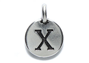 TC240-XS: Charm Letter X Ant SIL 11.5x16mm