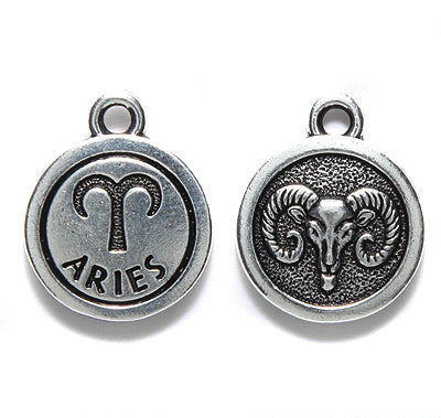 TC2470-AS: Charm Aries Ant SIL 15x18.5mm