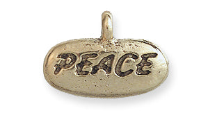 PW9211-AG: Limited Pendant Peace Ant Gold 10x16mm - 1PC