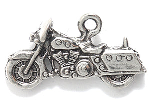 PW9842-S: Charm Motor Bike Ant Pewter 13x23mm 1PC