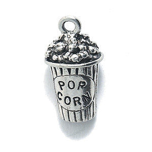 PW9237-S: Charm Popcorn Ant Pewter 10x19mm 1PC