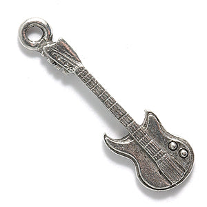 PW9090-S: Charm Electric Guitar Ant Pewter 8x28mm 1PC