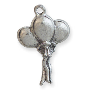 PW9106-S: Charm Balloons Ant Pewter 15x24mm 1PC