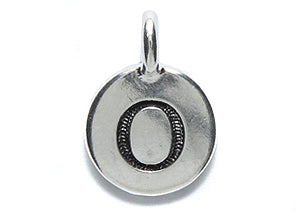 TC240-OS: Charm Letter O Ant SIL 11.5x16mm