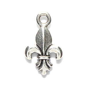 TC2238-AS: Fleur De Lis 20mm Ant SIL