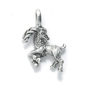 PW832-S: Capricorn Pendant Ant Pewter 12x20mm 1PC