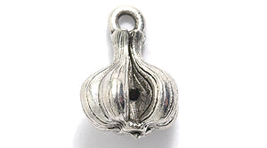 PW3650-S: Pewter Charm Garlic Silver 13mm-1PC