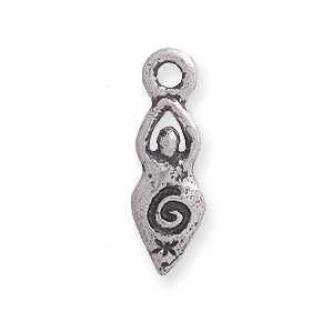 PW1303-S: Charm Eternity Goddess Ant Pewter 6x18mm 1PC