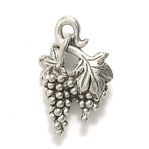 PW5047-S: Grapes Silver 14x21mm-1PC