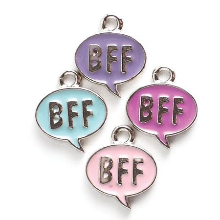 PW3787-ES: Charm Bff Mixed Epoxy Colors 13x13mm-1PC