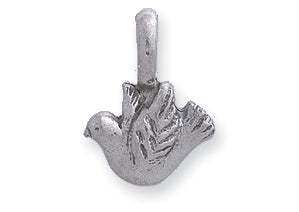 PW549-S: Charm Dove Ant Pewter 11x16mm 1PC