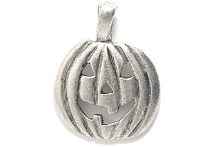 PW3345-S: Charm Jack-o-lantern Ant Pewter 14x18mm 1PC