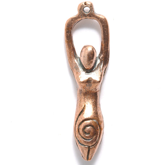 PW5815-AC: Pendant Eternity Goddess Ant Copper 45mm-1PC