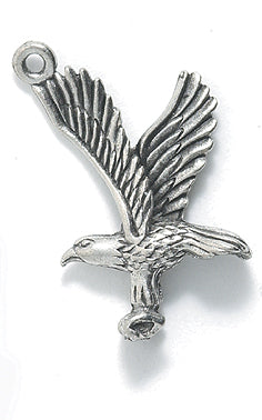 PW4135-S: American Bald Eagle Silver 20x25mm-1PC