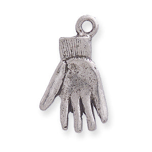 PW360-S: Charm Gardening Glove Ant Pewter 12x20mm 1PC