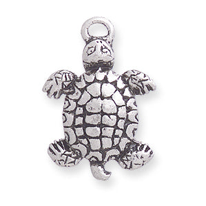 PW2101-S: Pendant Charm Turtle Ant Pewter 14x21mm 1PC