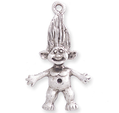 PW202-S: Charm Troll Ant Pewter 19x33mm 1PC