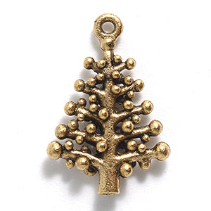 PW3706-AG: Christmas Tree Ant Gold 23mm-1PC