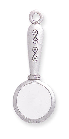 PW860-S: Charm Magnifying Glass Ant Pewter 12x32mm 1PC