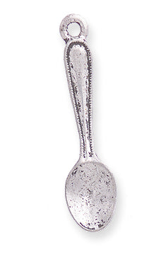 PW121-S: Charm Spoon Ant Pewter 7x27mm 1PC