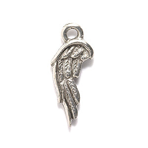 PW3648-S: Charm Angel Wing Ant Pewter 5x19mm 1PC