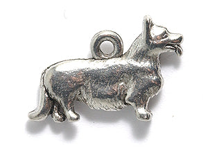 PW3714-S: Corgi Silver 21x13mm-1PC