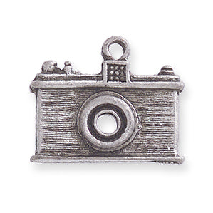 PW907-S: Charm Camera Ant Pewter 15x18mm 1PC