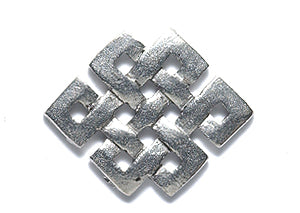 PW6151-S: PW Celtic Knot Ant Pewter 15x19mm 1PC