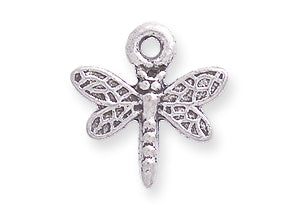 PW865-S: Pendant Dragonfly Ant Pewter 14mm 1PC