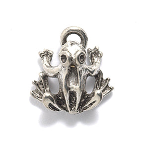 PW131-S: Charm Frog Ant Pewter 16mm 1PC