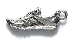 PW6220-S: Charm Sneaker/tennis Shoe 8.5x24mm Ant Pewter 1PC