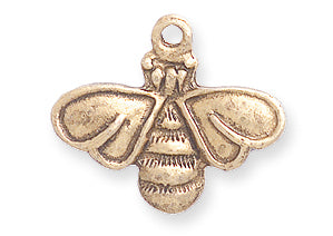 PW843-AG: Charm Pendant Bee Ant Gold 16x18mm - 1PC