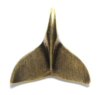 PW163-LG: Whale Tail Gold/ Ant Brass 28x30mm-1PC