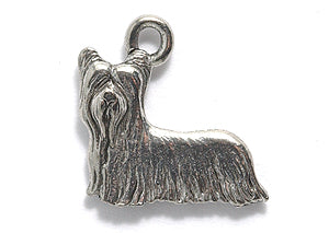 PW3700-S: Yorkshire Terrier Silver 15x16mm-1PC