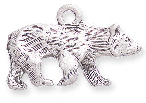 PW243-S: Bear Pendant Ant Pewter 15x24mm 1PC