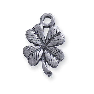 PW5019-S: 4 Leaf Clover Silver 12x18mm-1PC