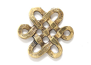 PW437-AG: Chinese Knot Ant Gold 15mm - 1PC