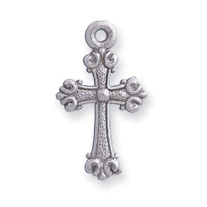 PW4132-S: Cross Silver 11x20mm-1PC