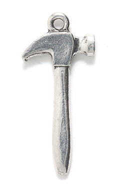 PW5245-S: Charm Hammer Ant Pewter 13x28mm 1PC