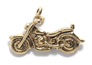 PW103-AG: Charm Motorbike Ant Gold 15x22mm - 1PC