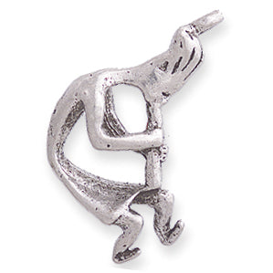 PW415-S: Kokopelli Charm Ant Pewter 13x26mm 1PC