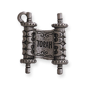 PW1618-S: Charm Torah Silver 15x18mm-1PC