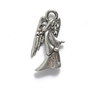 PW3708-S: Angel Silver Pewter 13mm-1PC