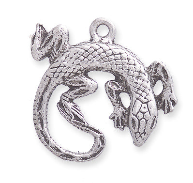 PW137-S: Pendant Lizard Ant Pewter 28mm 1PC